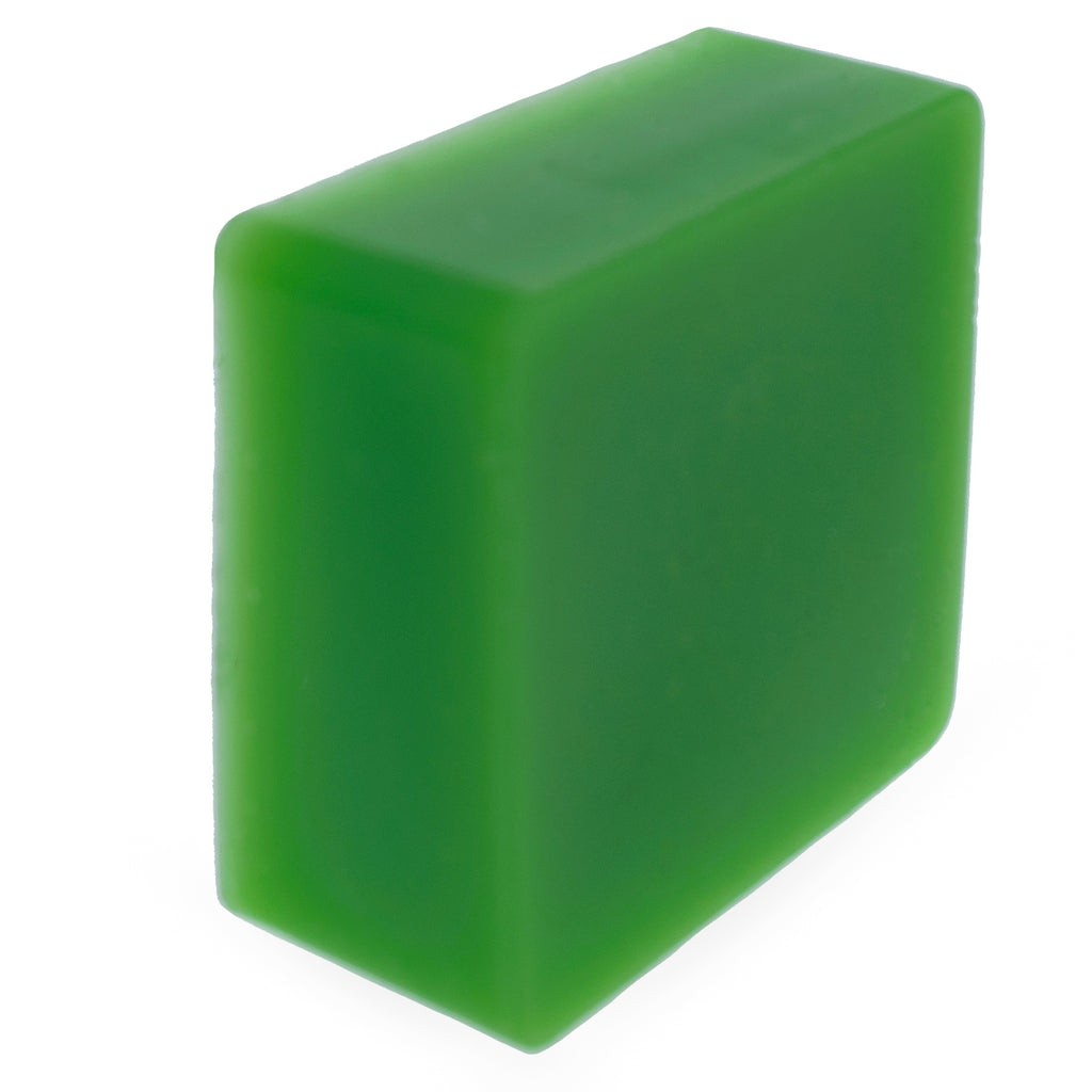 Bees Wax Green Triple Filtered Square Beeswax 0.4 oz in Green color Square