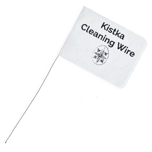 Fine and Extra Fine Kistka Cleaning Wire in Silver color,  shape