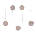 Set of 5 Wooden Handle Cleaning Wires for 0.2 - 0.7 mm Tip Kistka Hot Wax Pens in Multi color