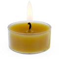Beeswax Tea Light T-Light Candle in Yellow color Round