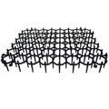Octagon Craft Drying Rack 8 x 6 Inches in Black color