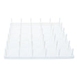 White Plastic Craft Drying Rack 5.85 x 5.85 Inches in White color