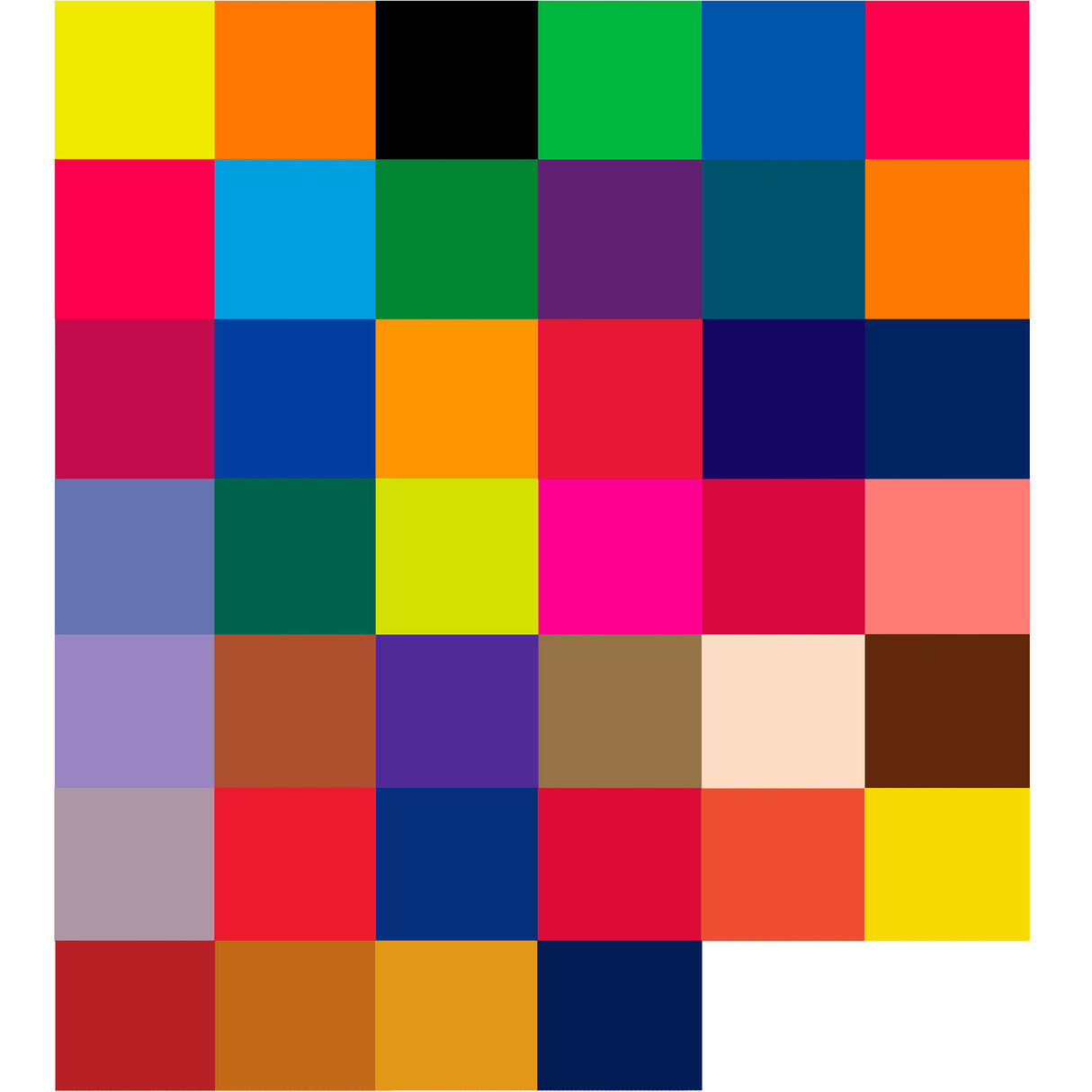Set of 40 Powder Batik Dyes for Pysanky Easter Eggs Decorating in Multi color,  shape