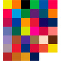Set of 40 Powder Batik Dyes for Pysanky Easter Eggs Decorating in Multi color