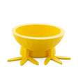 Chick Feet Yellow Plastic Egg Stand Holder Display in Yellow color