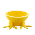 Chick Feet Yellow Plastic Egg Stand Holder Display in Yellow color
