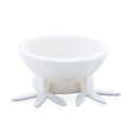 Chick Feet White Plastic Egg Stand Holder Display in White color