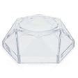 Clear Plastic Egg Stand Holder Display in Clear color