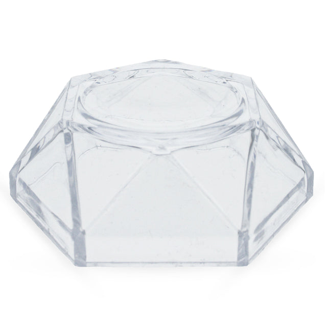 Clear Plastic Egg Stand Holder Display in Clear color