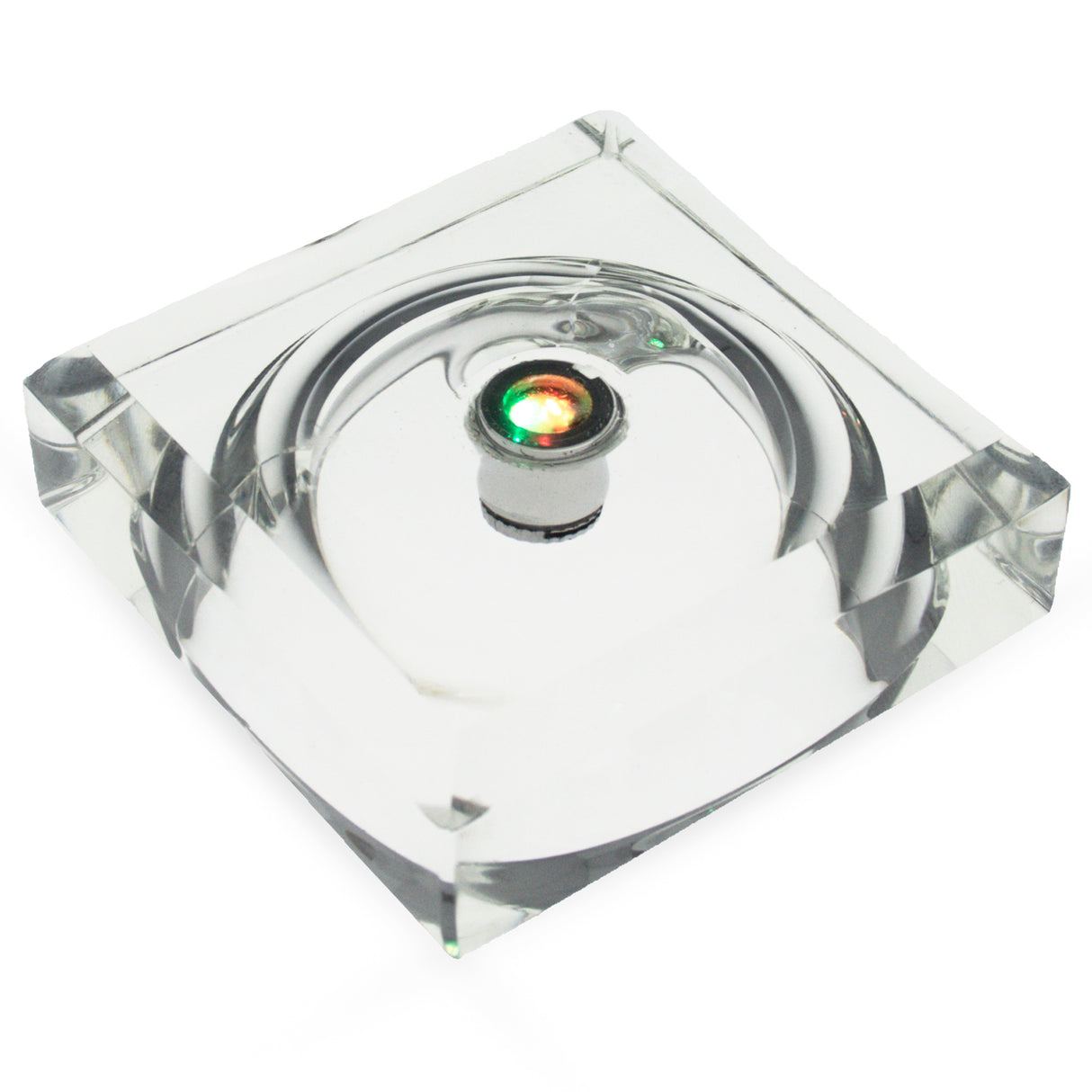 LED Colorful Light Clear Plastic Egg Stand Holder Display Stand in Clear color,  shape