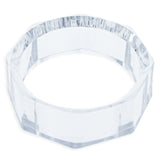 Clear Plastic Medium Egg Stand Holder Display in Clear color,  shape