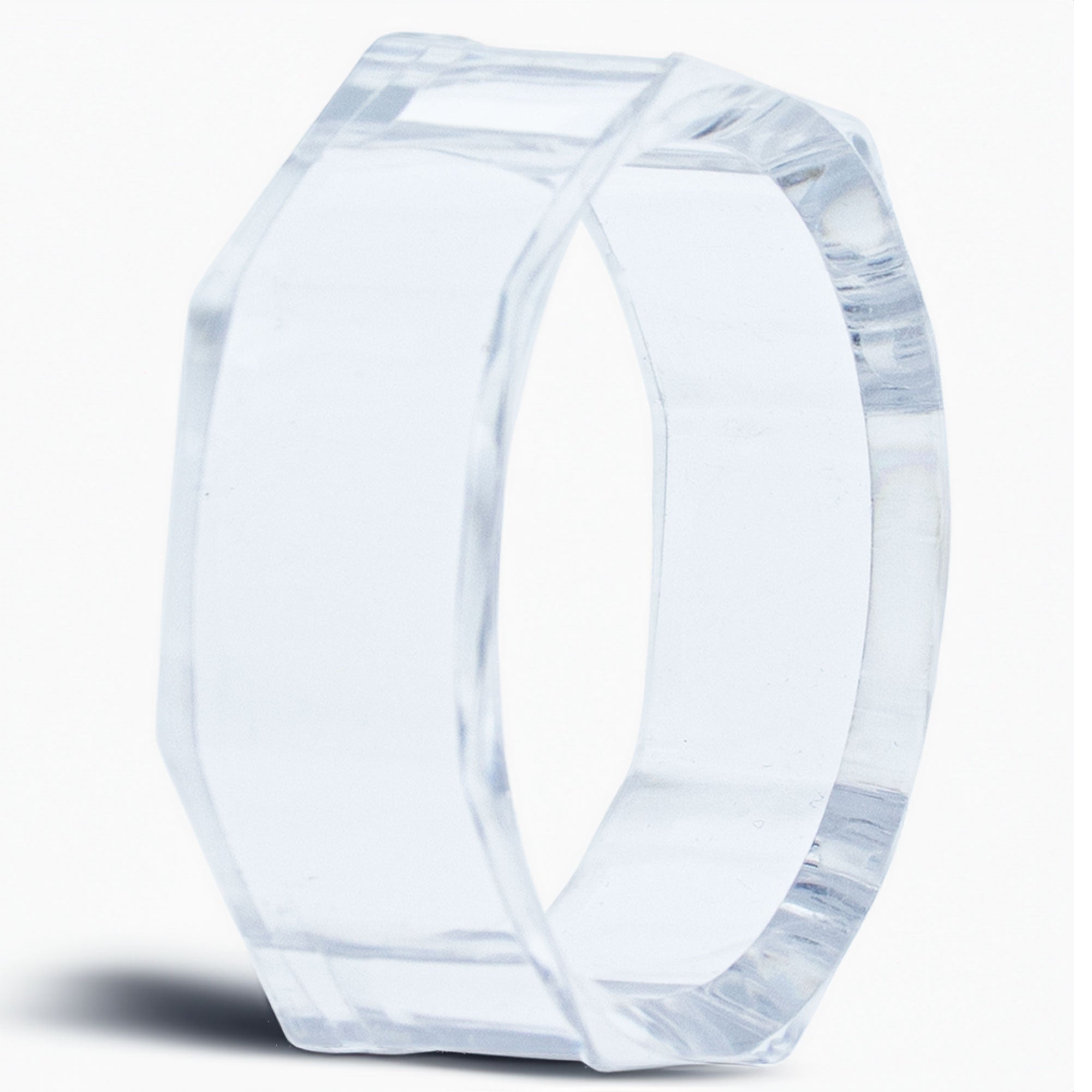 Clear Plastic Large Egg Stand Holder Display 1.87 Inches Wide , dimensions in inches: 1.87 x  x
