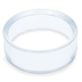 Small Clear Round Plastic Egg Sphere Stand Holder Display 0.65 Inches Diameter in Clear color