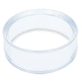 Medium Clear Round Plastic Egg Sphere Stand Holder Display 1.24 Inches Diameter in Clear color