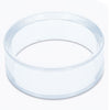 Plastic Clear Round Plastic Medium Egg Stand Holder Display in Clear color