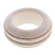 Carved Wooden Egg Stand Holder Display in Beige color