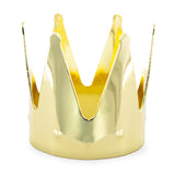 Crown Yellow Gold Tone Metal Chicken and Goose Egg Stand Holder Display in Gold color