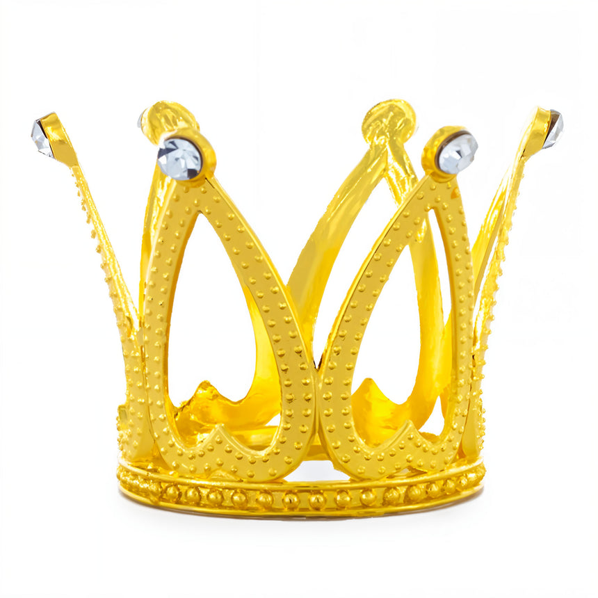 Regal Yellow Gold-Toned Egg Stand Holder Display in Gold color