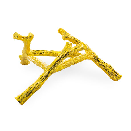 Golden Branch Design Egg Stand Holder Display in  color