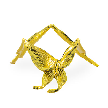 Golden Butterfly Design Egg Stand Holder Display in  color