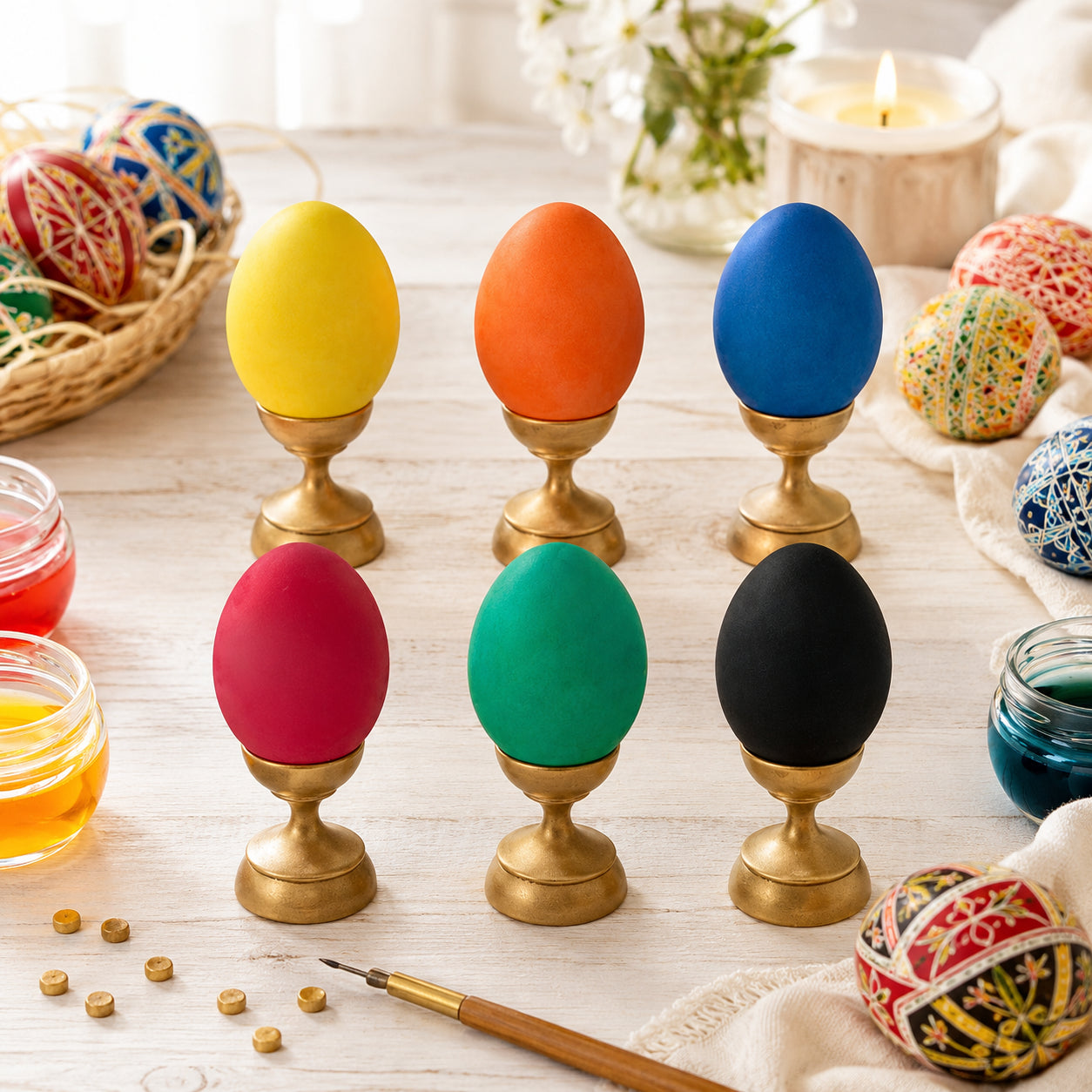 BestPysanky online gift shop sells Easter egg decorating supplies Ukrainian egg pysanky dyes color colors dye