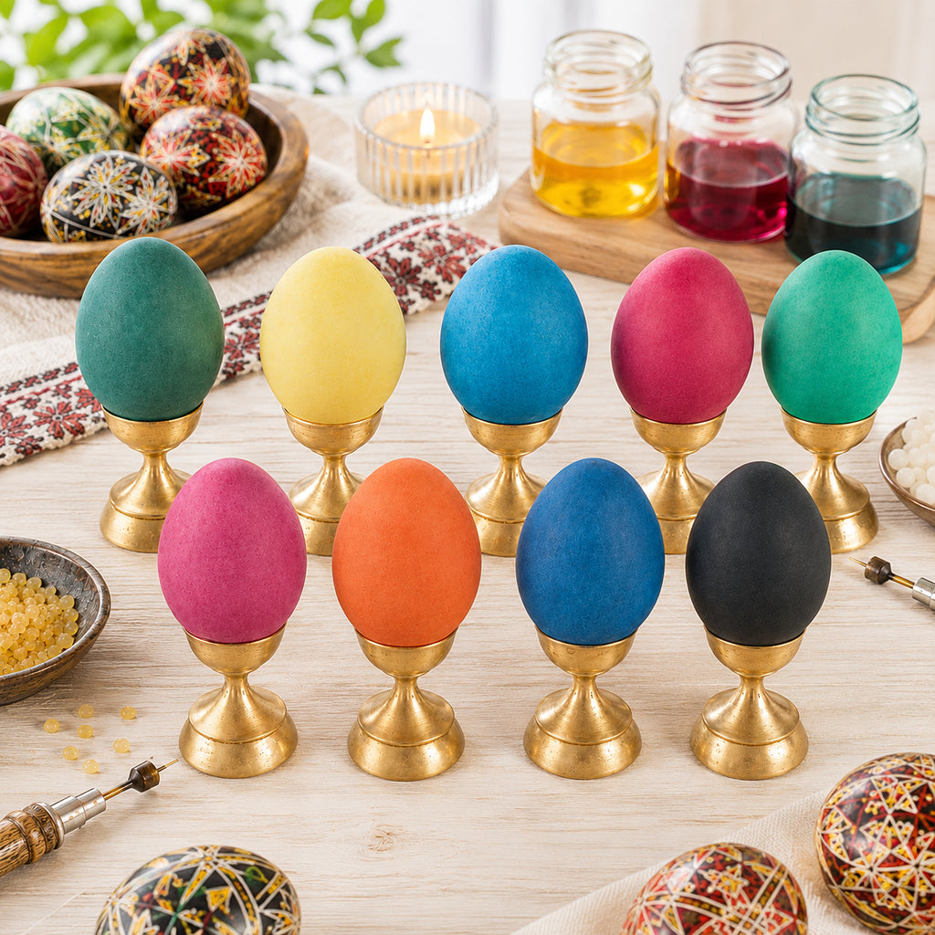 BestPysanky online gift shop sells Easter egg decorating supplies Ukrainian egg pysanky dyes color colors dye