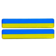 Set of 2 Reflective Ukrainian Flag Sticker Support Ukraine Car Decal in Multi color Rectangular