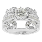 Wings Sterling Silver Women's Ring (Size 6) in Silver color