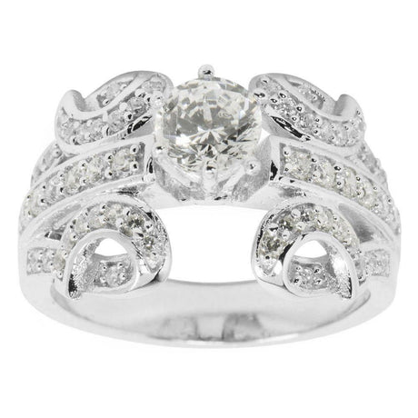 Wings Sterling Silver Women's Ring (Size 6) in Silver color