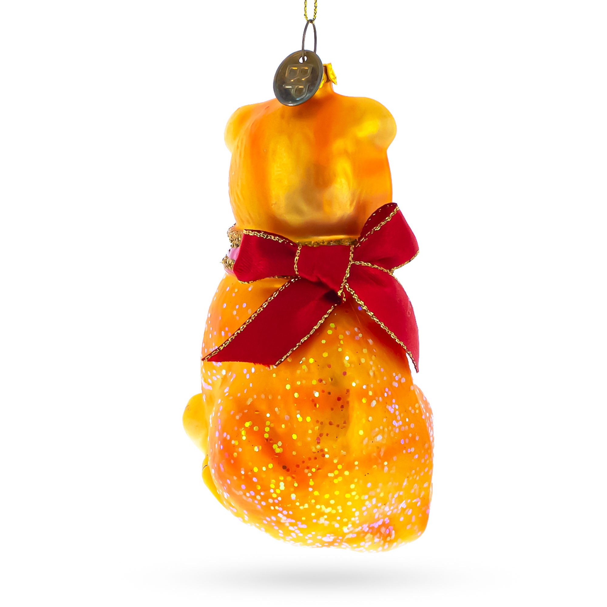 BestPysanky online gift shop sells cat red scarf glass christmas ornament ornaments animals cats orange animal made high-quality ensures stunning shine lasting durability exquisitely hand-painted highlights vibrant colors intricate details unique appeal includes hanging cord