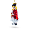 Proud Graduate Holding a Diploma - Blown Glass Christmas Ornament in Red color,  shape