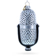 Sleek Microphone - Blown Glass Christmas Ornament in Multi color,  shape