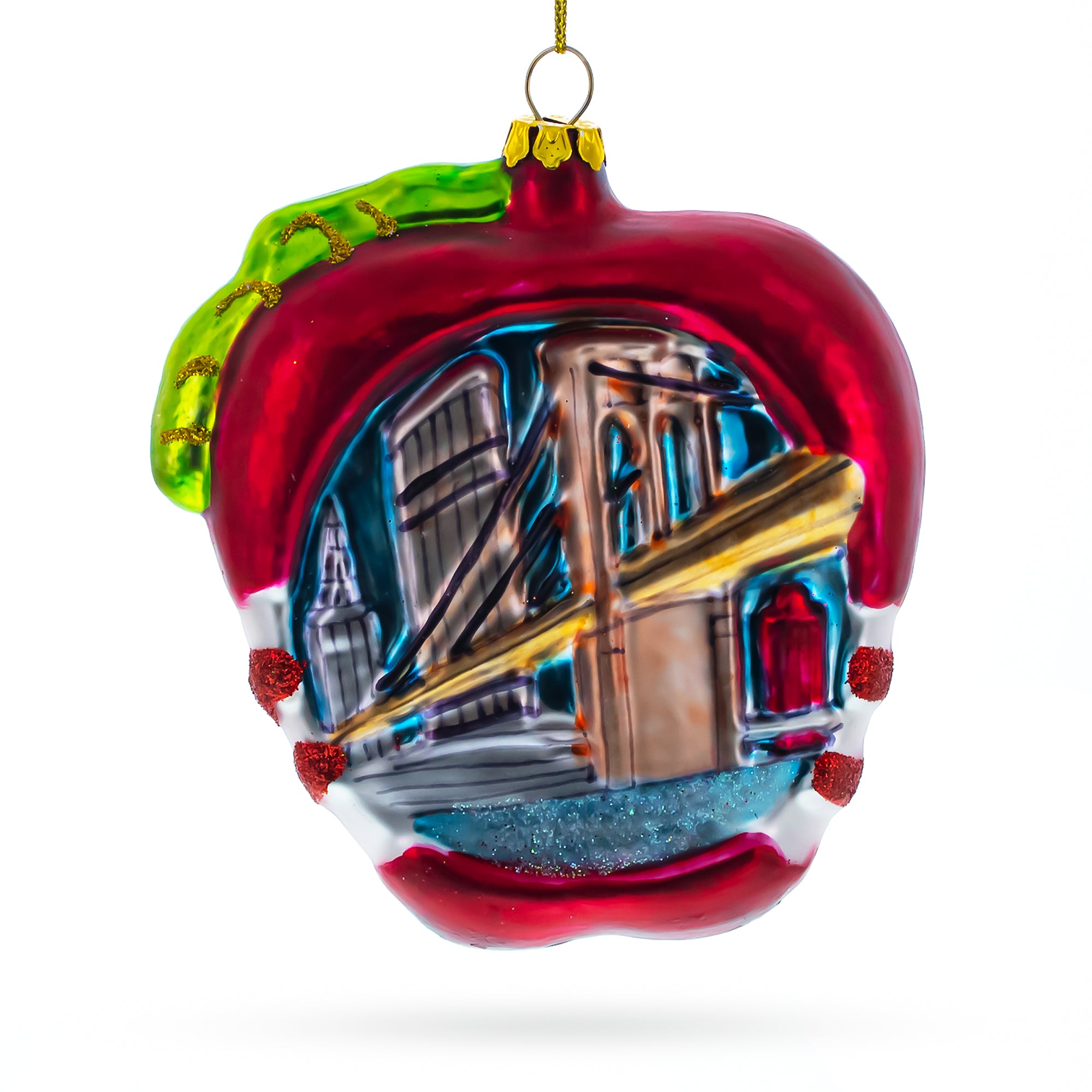 Buy Christmas Ornaments Travel North America USA New York NYC by BestPysanky Online Gift Ship
