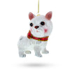 Adorable Yorkshire Terrier - Blown Glass Christmas Ornament in Multi color,  shape