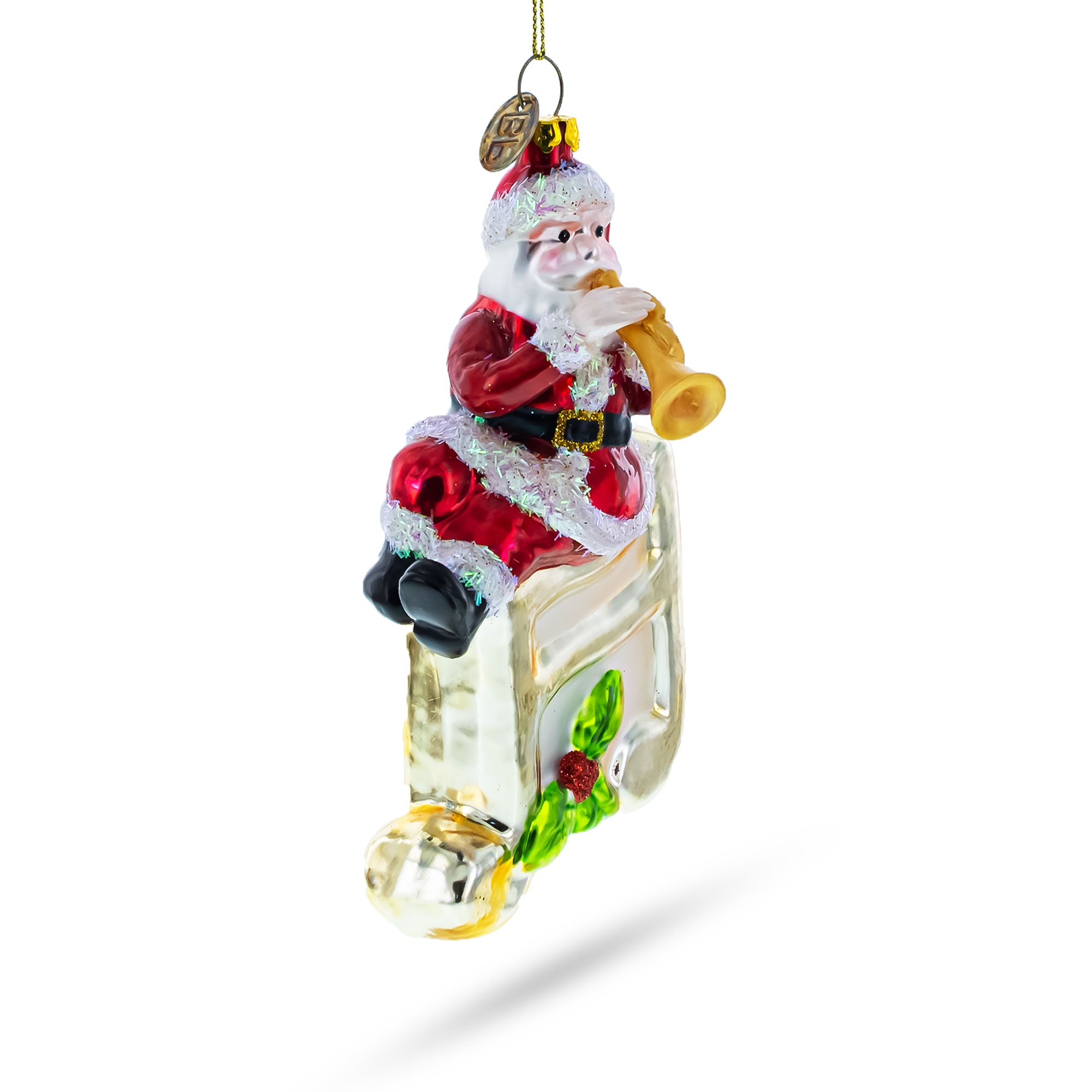 Buy Christmas Ornaments Music Santa by BestPysanky Online Gift Ship