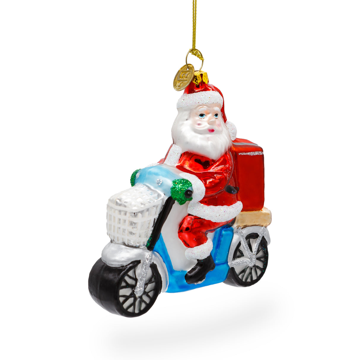 Buy Christmas Ornaments > Transportation > Santa by BestPysanky Online Gift Ship