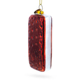 Delicious Biscuit Cookie Blown Glass Christmas Ornament in Brown color