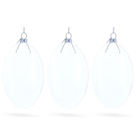 Buy Christmas Ornaments Clear Glass by BestPysanky Online Gift Ship