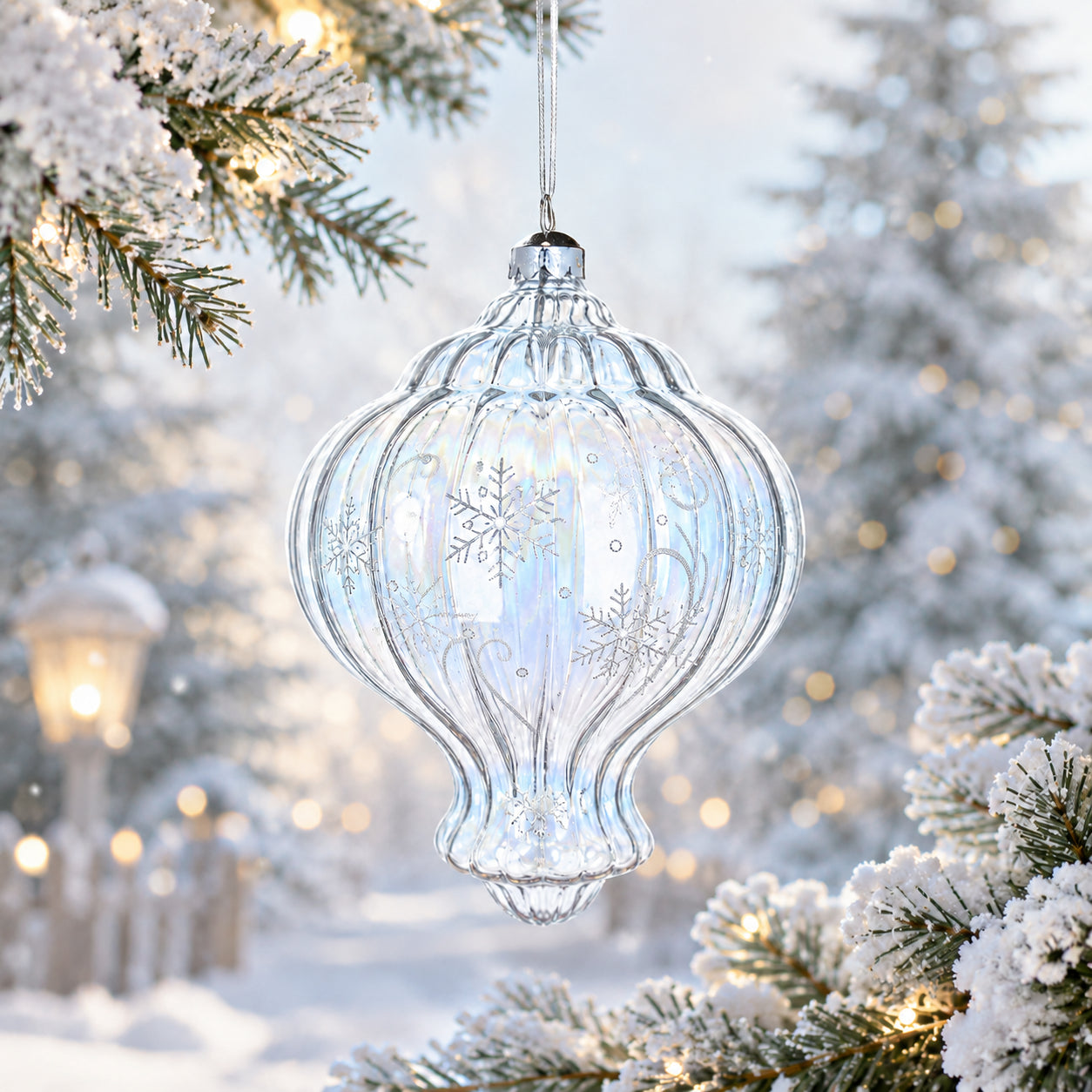 Buy Christmas Ornaments Clear Glass by BestPysanky Online Gift Ship
