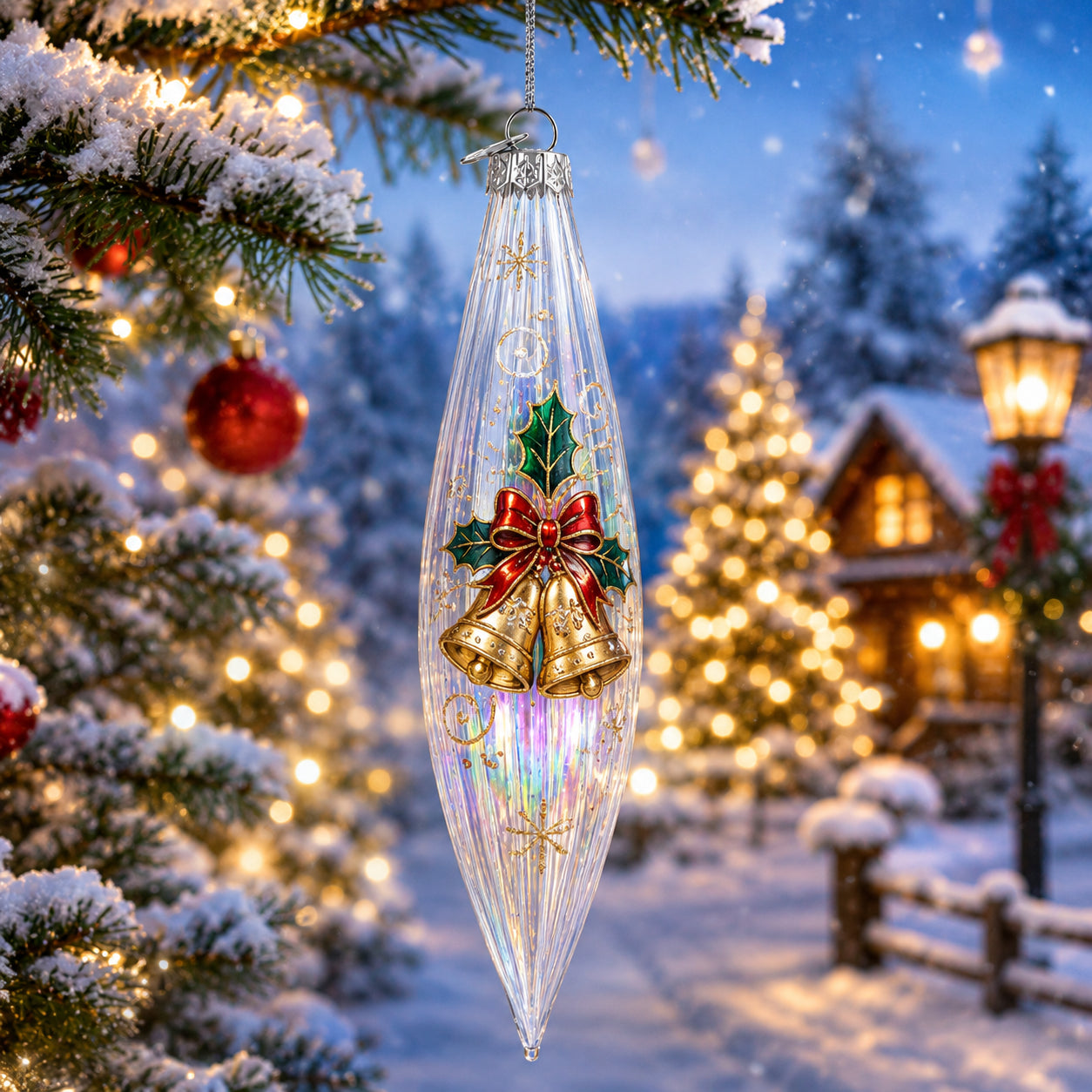 Buy Christmas Ornaments Clear Glass by BestPysanky Online Gift Ship