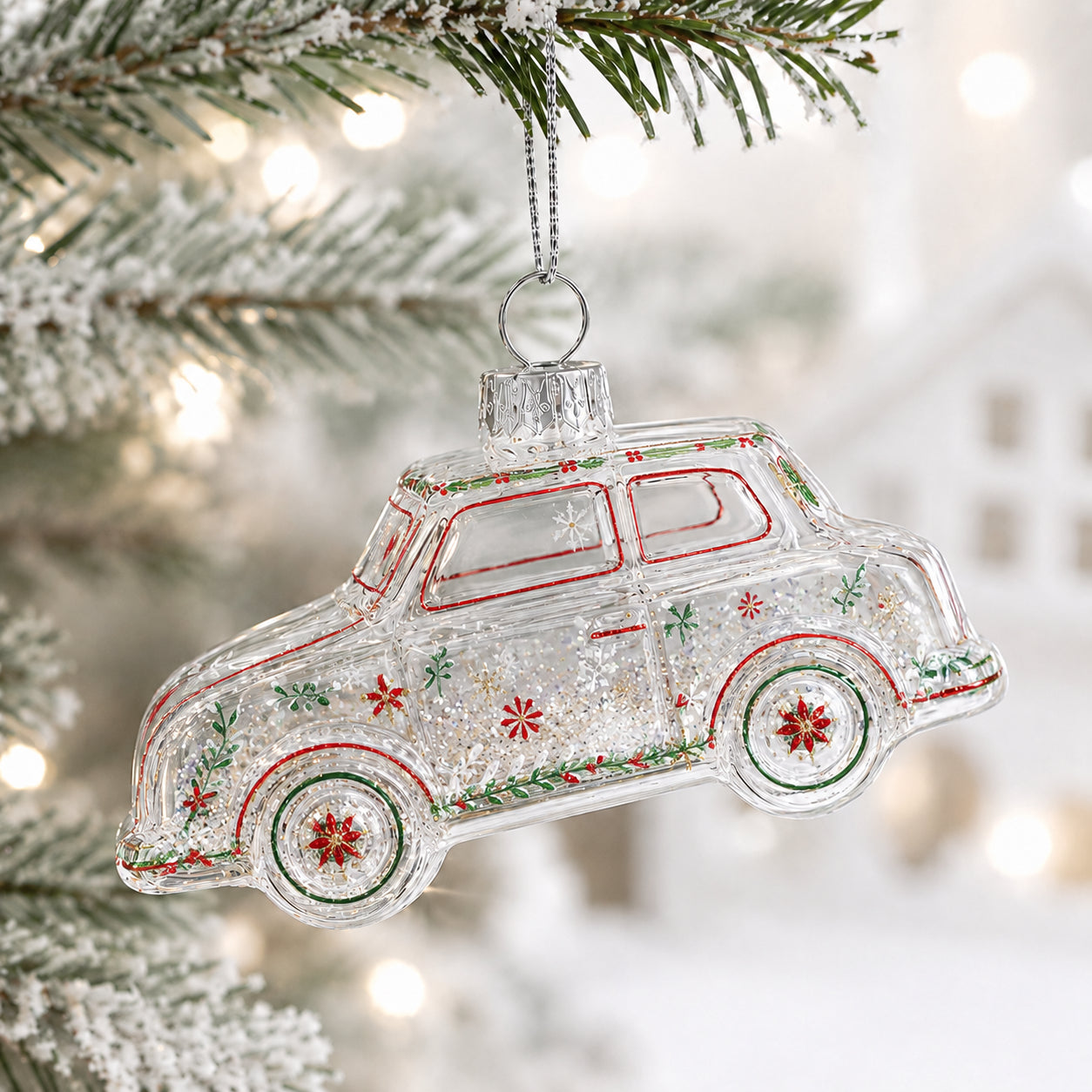 Buy Christmas Ornaments Clear Glass by BestPysanky Online Gift Ship