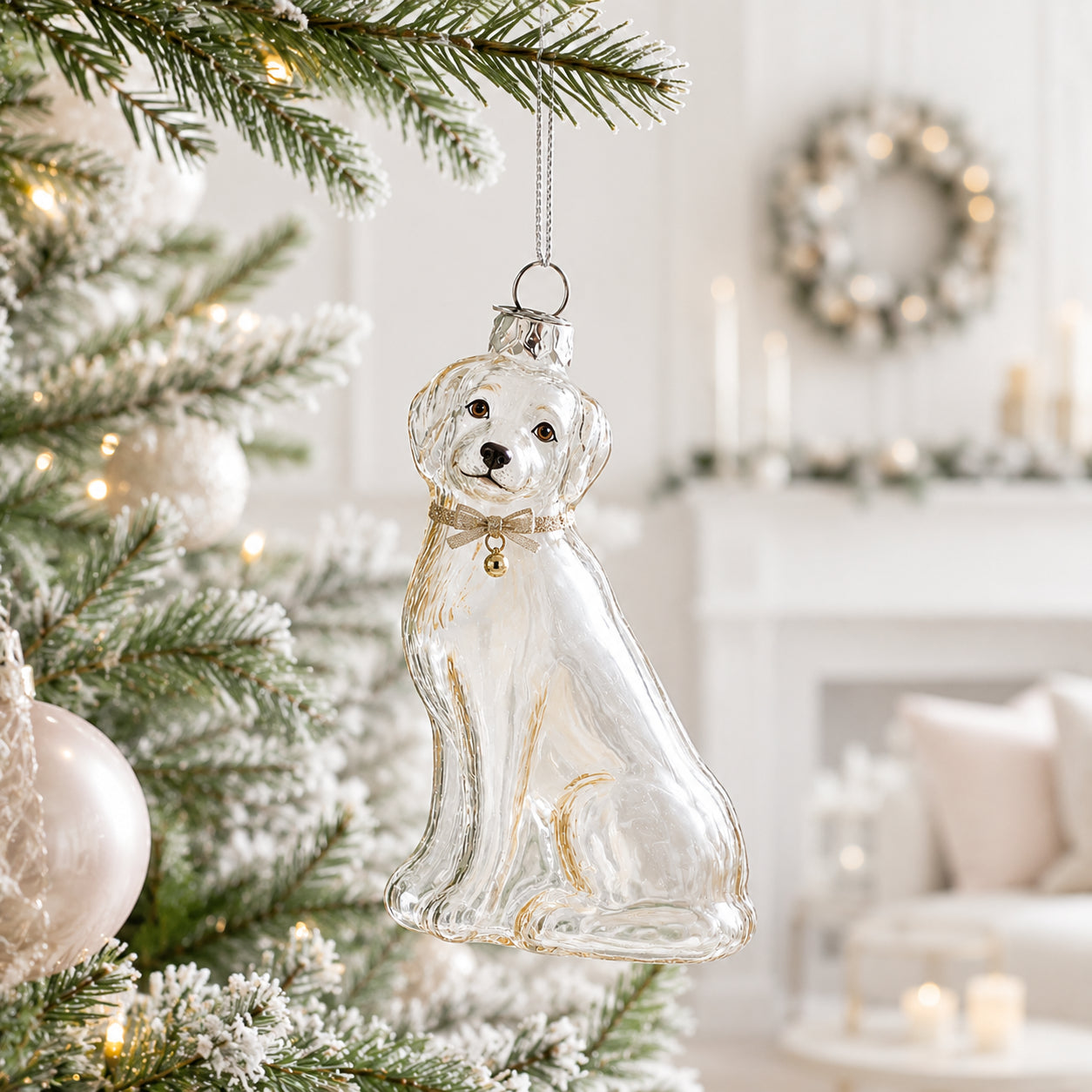 Buy Christmas Ornaments Clear Glass by BestPysanky Online Gift Ship
