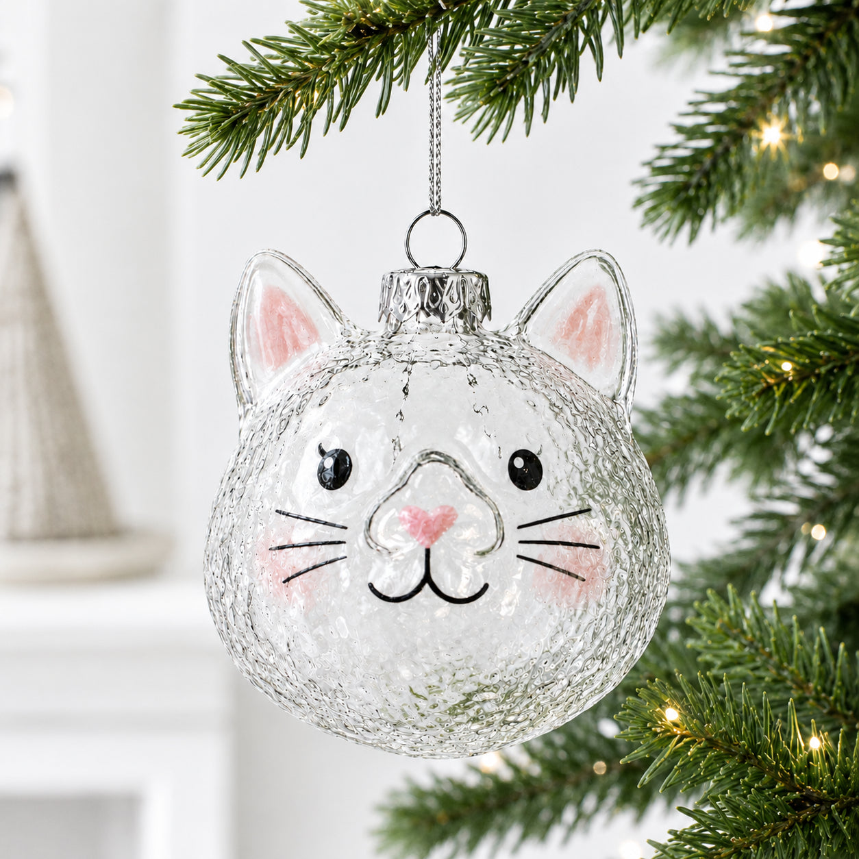 Buy Christmas Ornaments Clear Glass by BestPysanky Online Gift Ship