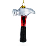 Rugged Hammer Blown Glass Christmas Ornament in Multi color