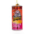 Potato Chips Glass Christmas Ornament in Red color Figurine
