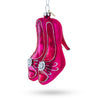 Glass Chic Pink High Heels - Blown Glass Christmas Ornament in Pink color