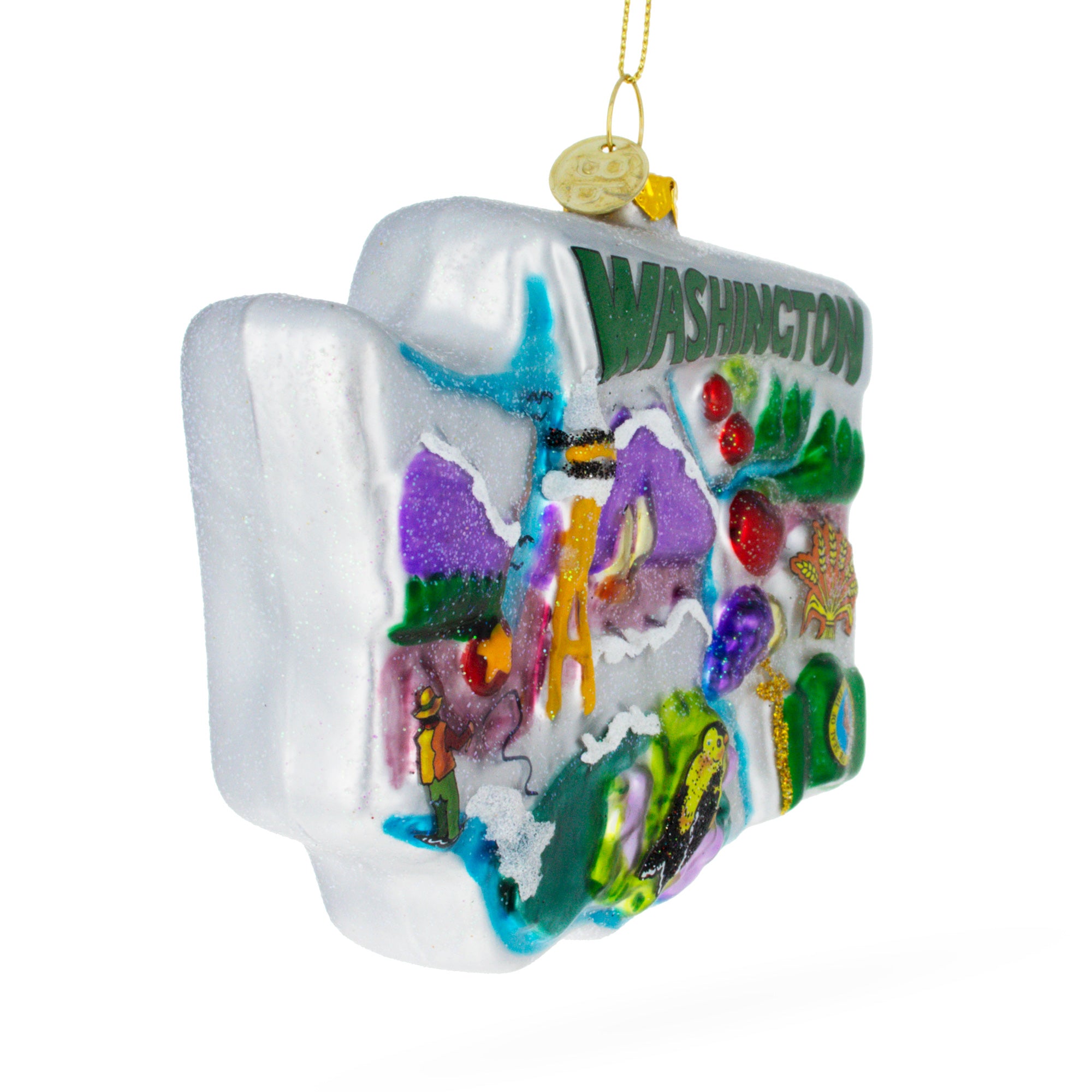 Buy Christmas Ornaments Travel North America USA Washington USA States by BestPysanky Online Gift Ship