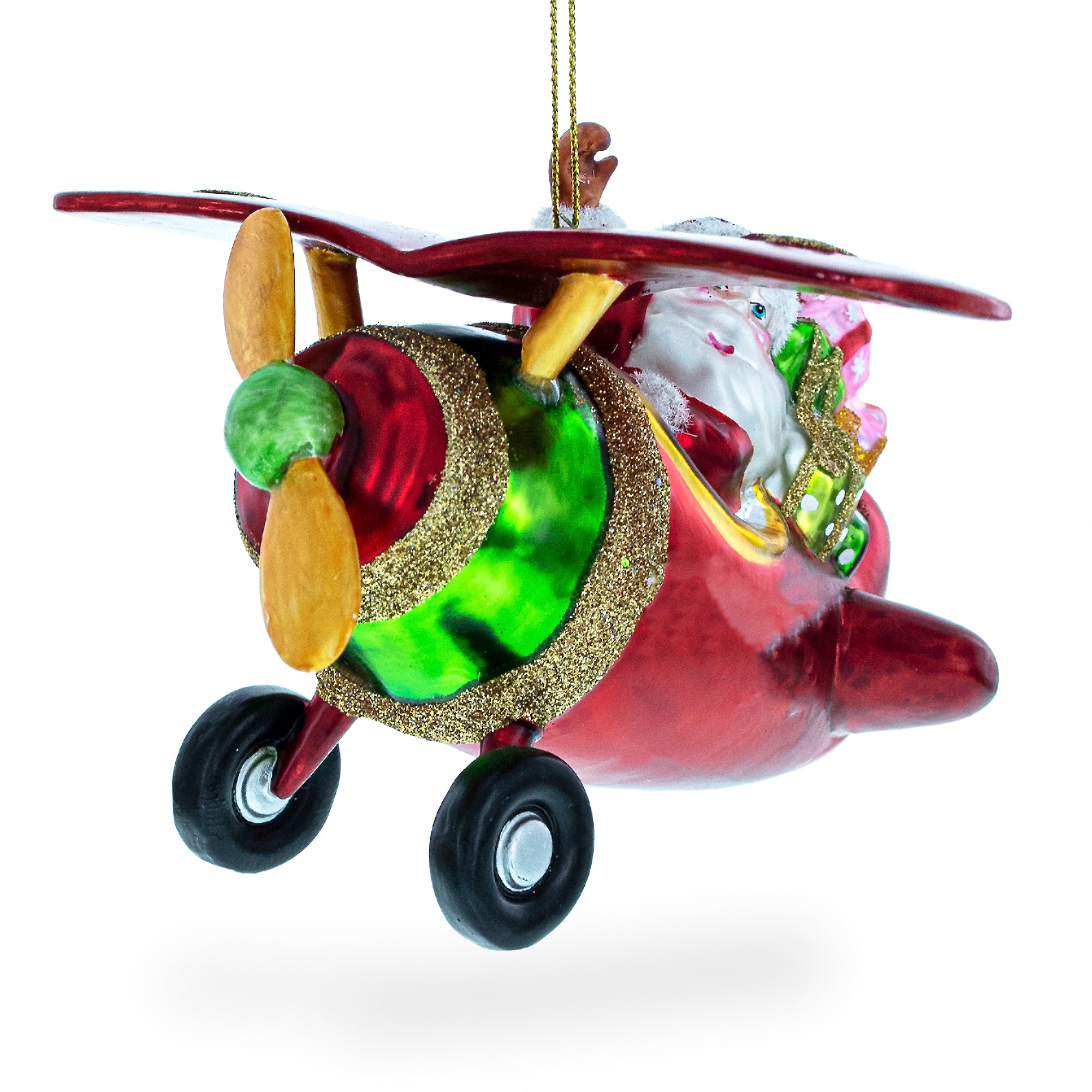 Buy Christmas Ornaments Transportation Santa by BestPysanky Online Gift Ship