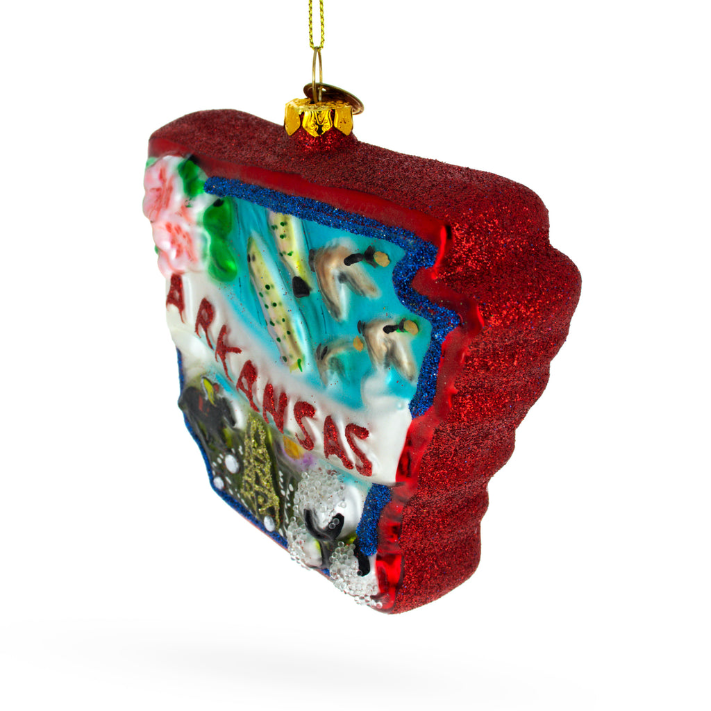 Buy Christmas Ornaments Travel North America USA Arkansas USA States by BestPysanky Online Gift Ship