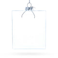 Flask Clear Glass Christmas Ornament in Clear color Figurine